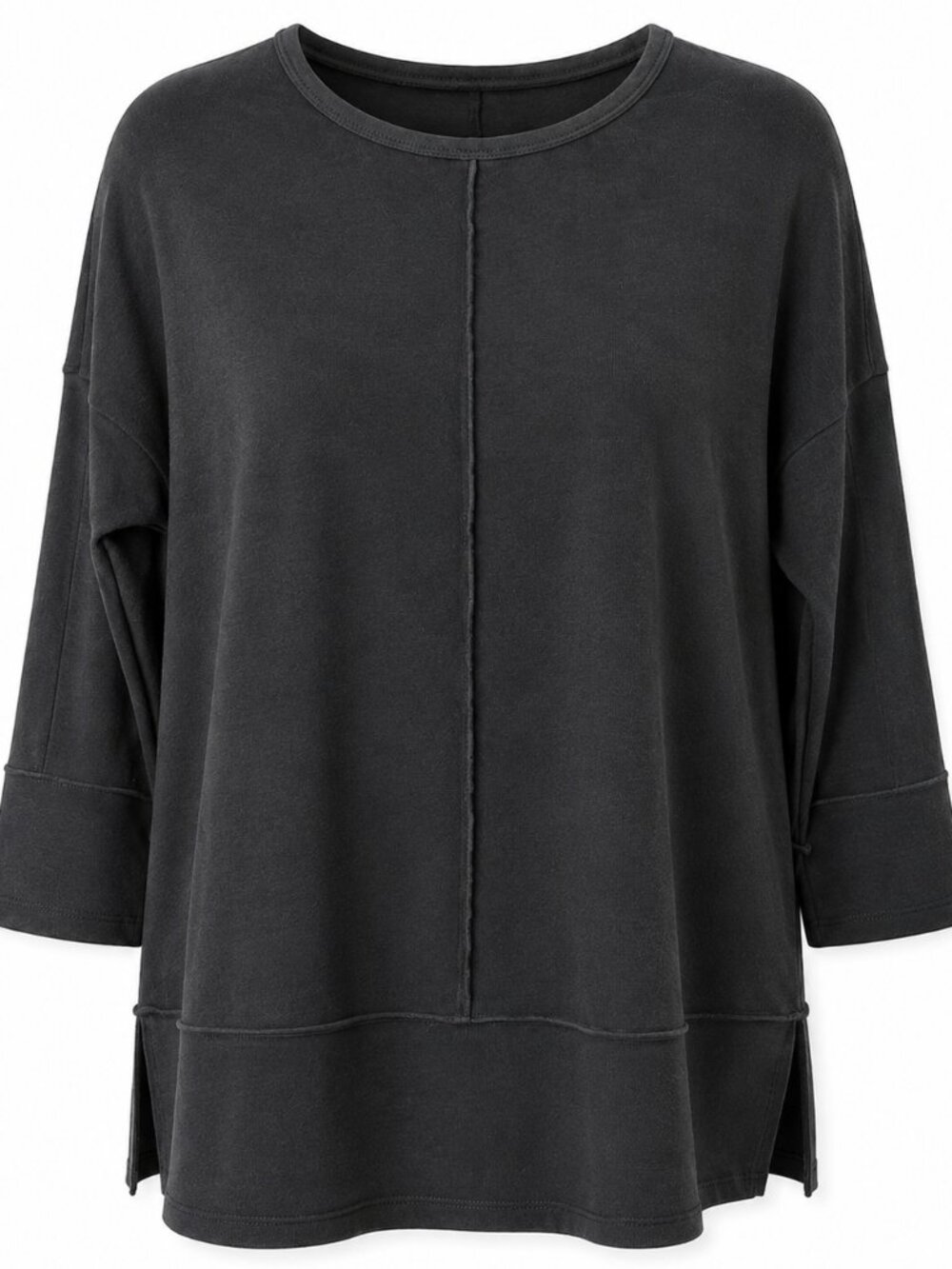 JONES NEW YORK Serenity Knit 3/4 Dolman Seam Detail Tunic Top Size SP NWOT - Picture 4 of 12